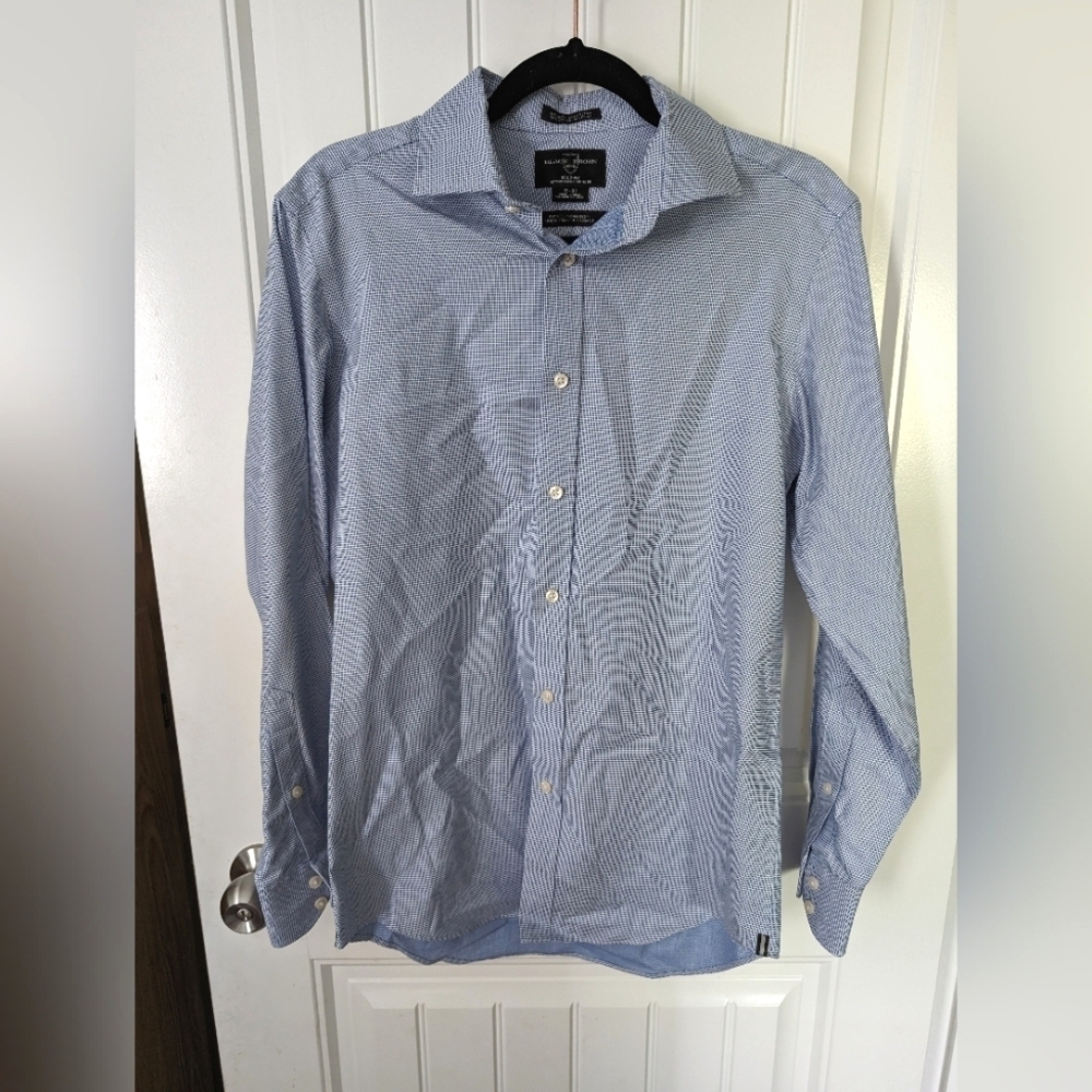 🔥 Black Brown 1826 Men's Button Down Dress Shirt